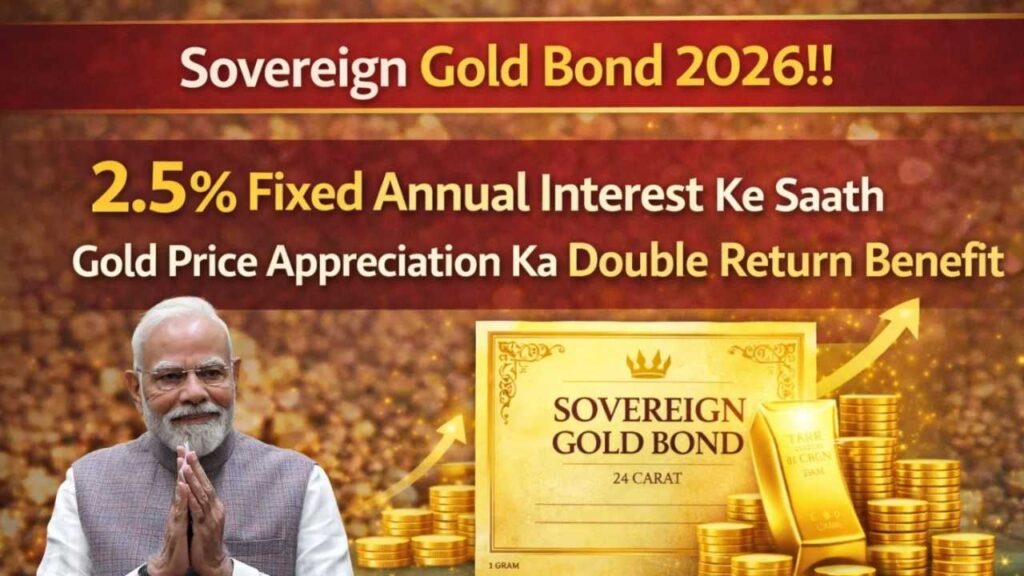 Sovereign Gold Bond 2026 Benefits: Safe Government-Backed Gold Investment Plan