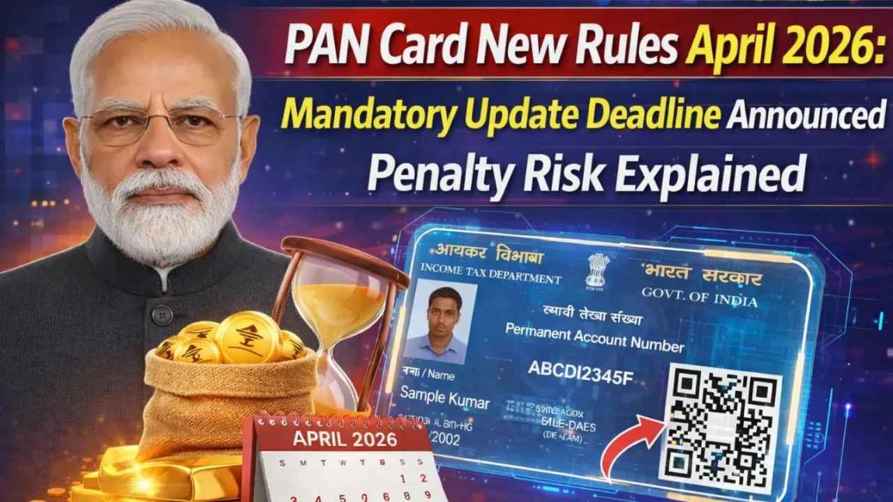 PAN Card New Rules April 2026: Update Deadline, Penalties and Aadhaar Linking Explained