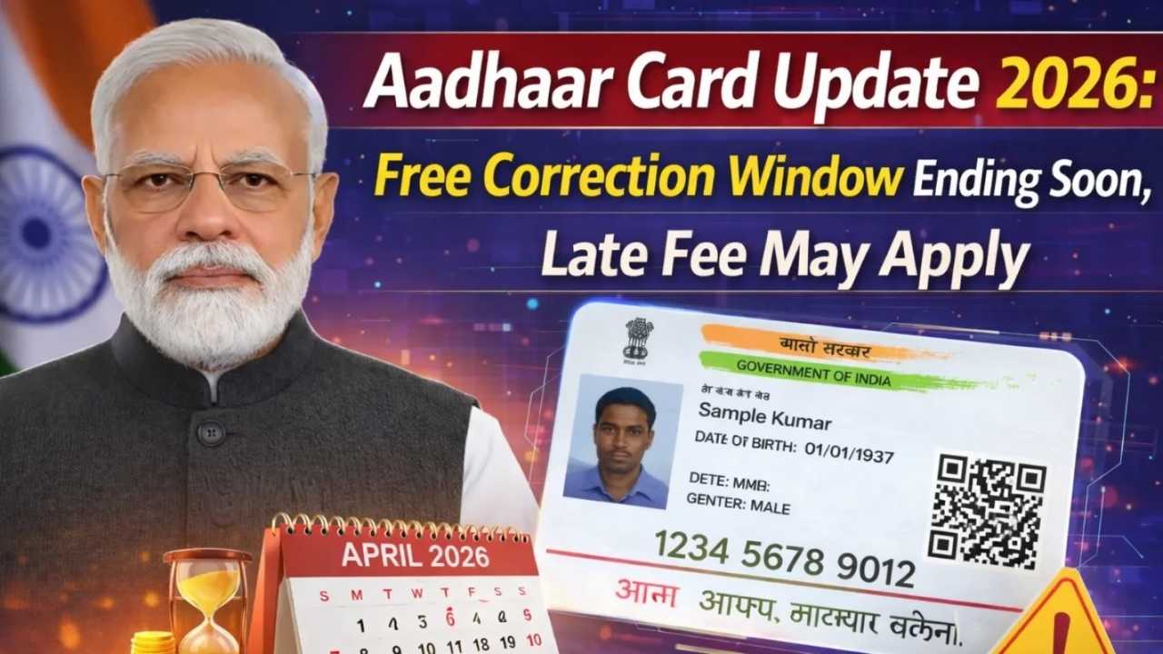 Aadhaar Card Correction 2026: Last Chance for Free Updates Before Charges Apply