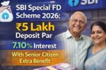 SBI Special Fixed Deposit 2026: Safe Returns at 7.10% – Full Details Inside