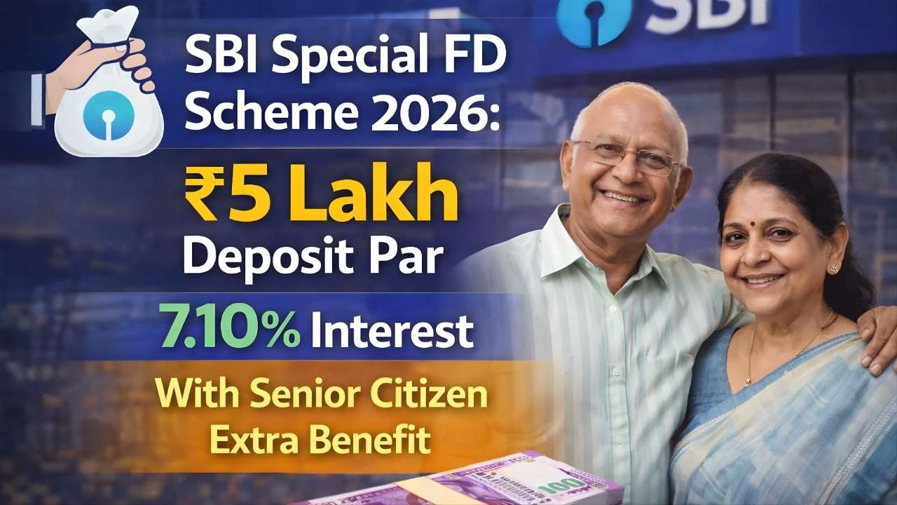 SBI Special Fixed Deposit 2026: Safe Returns at 7.10% – Full Details Inside