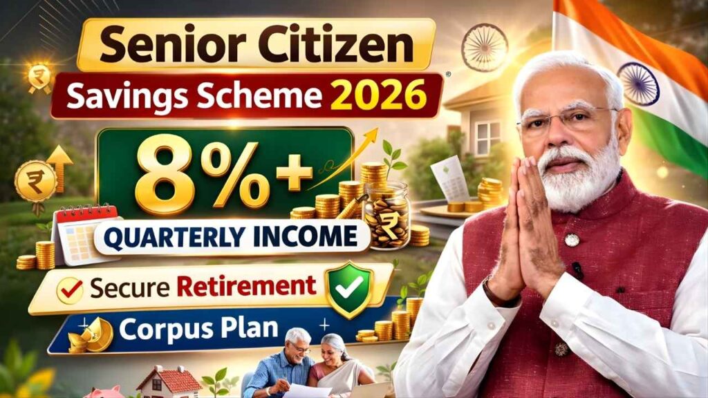 Senior Citizen Savings Scheme 2026: Earn 8%+ Quarterly Income With Capital Safety
